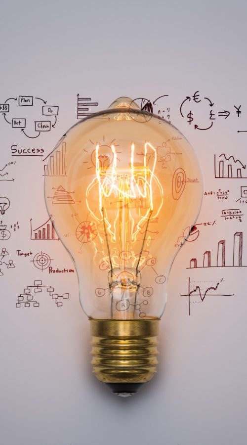 light-bulb-with-drawing-graph